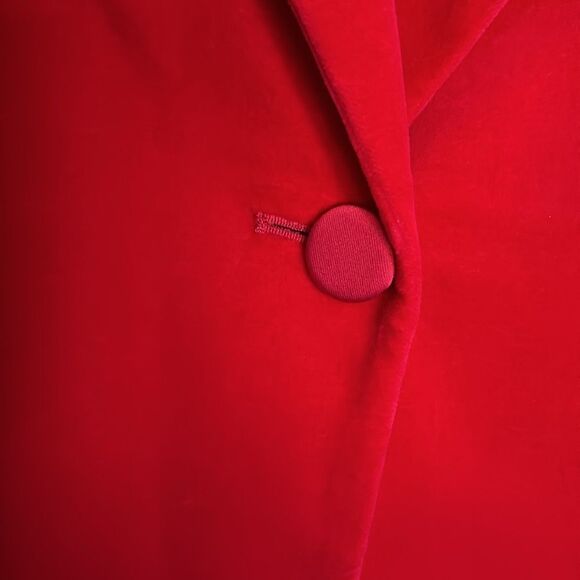 Reiss Rosa Petite Velvet Single Breasted Suit Blazer in Pink Size 10 / Néw - Picture 7 of 10